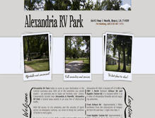 Tablet Screenshot of alexandriarvpark.com